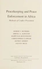 Peacekeeping and Peace Enforcement in Africa