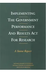 Implementing the Government Performance and Results Act for Research