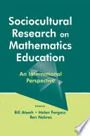 Sociocultural Research on Mathematics Education