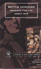 Battle Honours Awarded for the Great War