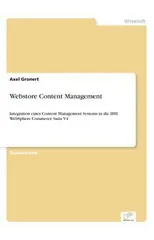 Webstore Content Management