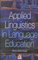 Applied Linguistics in Language Education