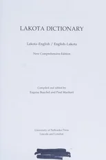 Lakota Dictionary