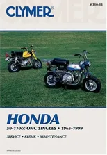Honda 50-110cc, OHC Singles Motorcycle (1965-1999) Service Repair Manual