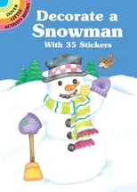 Decorate a Snowman with 35 Stickers