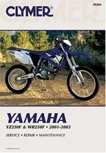 Clymer Yamaha Yz/Wr250F 2001-2003