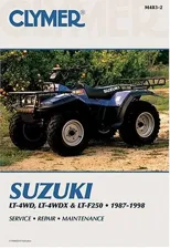 Suzuki LT-4WD, LT-F4WDX & LT-F250 ATV (1987-1998) Service Repair Manual