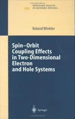 Spin-Orbit Coupling Effects in Two-Dimensional Electron and Hole Systems (2003)