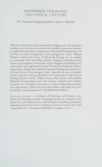 Reformed Theology and Visual Culture