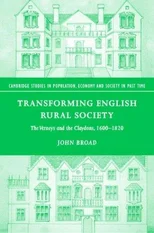 Transforming English Rural Society