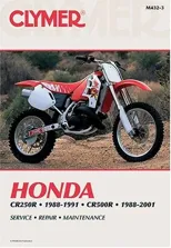 Honda CR250R (1988-1991) & CR500R (1988-2001) Motorcycle Service Repair Manual