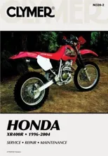 Honda XR400R Motorcycle (1996-2004) Service Repair Manual