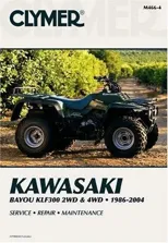 Kawasaki Bayou KLF300 2WD (1986-2004) & 4WD (1989-2004) Service Repair Manual