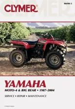 Yamaha Moto-4 & Big Bear ATV (87-04) Clymer Repair Manual