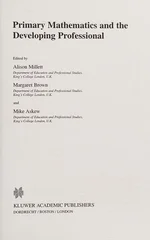 Primary Mathematics and the Developing Professional