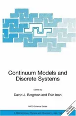 Continuum Models and Discrete Systems [With CDROM] (2004)