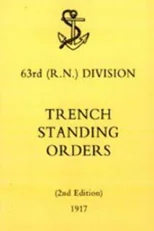 63rd (RN) Division Trench Standing Orders 1917