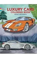 Luxury Cars Coloring Book