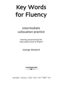Key Words for Fluency Intermediate