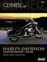 Harley-Davidson Road King, Electra, Tour Glide, Low Rider Motorcycle (1984-1998) Clymer Repair Manual