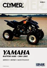 Yamaha YFM660R Raptor 660R ATV (2001-2005) Service Repair Manual