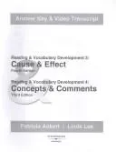 Cause & Effect/Concepts & Comments