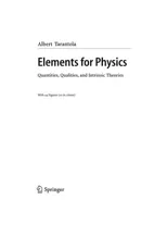 Elements for Physics