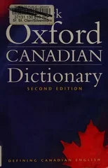 Paperback Oxford Canadian Dictionary