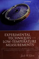 Experimental Techniques for Low-Temperature Measurements