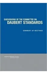 Discussion of the Committee on Daubert Standards