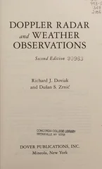 Doppler Radar and Weather Observations