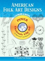 American Folk Art Designs CD-ROM and Book