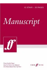 32-page A4 Manuscript Book, 12-stave