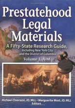 Prestatehood Legal Materials
