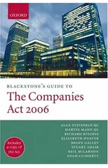 Blackstone's Guide to the Companies Act 2006