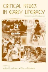 Critical Issues in Early Literacy