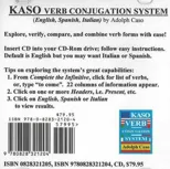 Kaso Verb Conjugation System CD