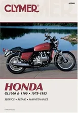 Honda GL1000 & 1100 Motorcycle, 1975-1983 Service Repair Manual