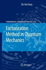 Factorization Method in Quantum Mechanics (2007)