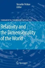 Relativity and the Dimensionality of the World (2007)