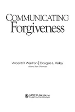 Communicating Forgiveness