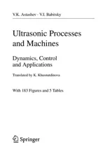 Ultrasonic Processes and Machines