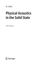 Physical Acoustics in the Solid State (2005)