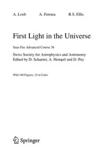 First Light in the Universe