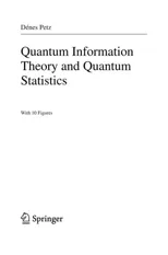 Quantum Information Theory and Quantum Statistics (2008)