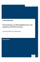 Entwicklung von Webapplikationen mit Zugriff auf SAP R3-Systeme