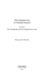 The Common Law of Colonial America