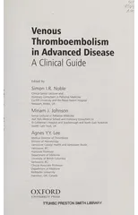Venous Thromboembolism in Advanced Disease