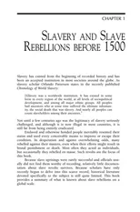 Slave Revolts