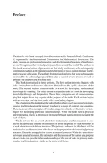 Tasks in Primary Mathematics Teacher Education